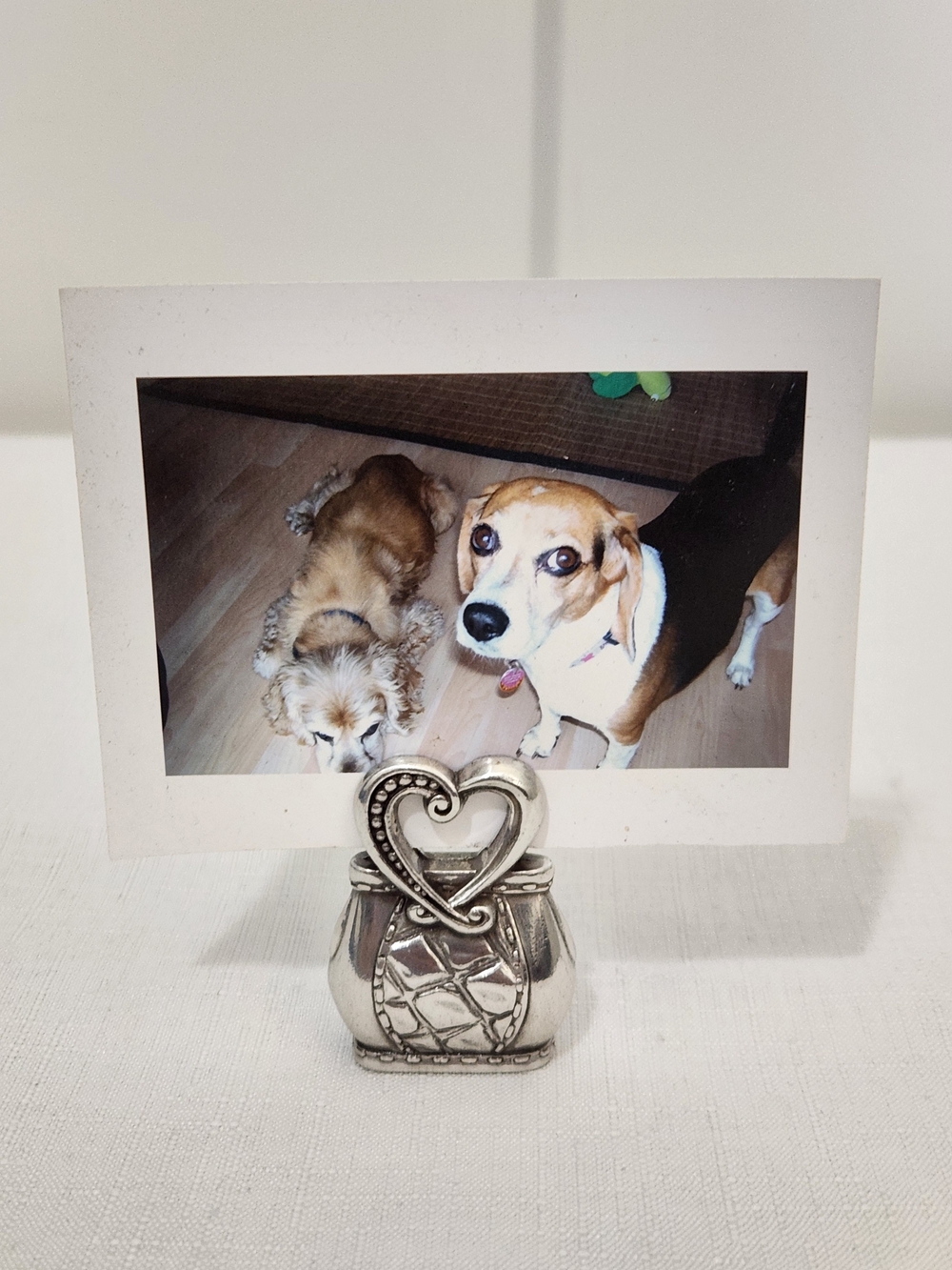 Brighton Silver Mini Purse Placecard Holder